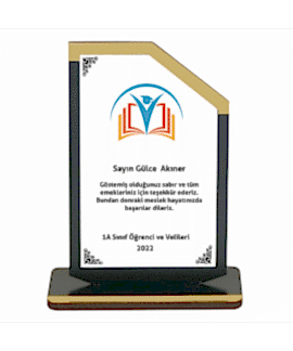 Ahşap Plaket